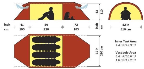 Hilleberg Keron 4 Tent - Ezonesglobal - Buy at Wine Coolers Online