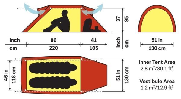 Hilleberg Nammatj 2 Tent - Ezonesglobal - Buy at Wine Coolers Online