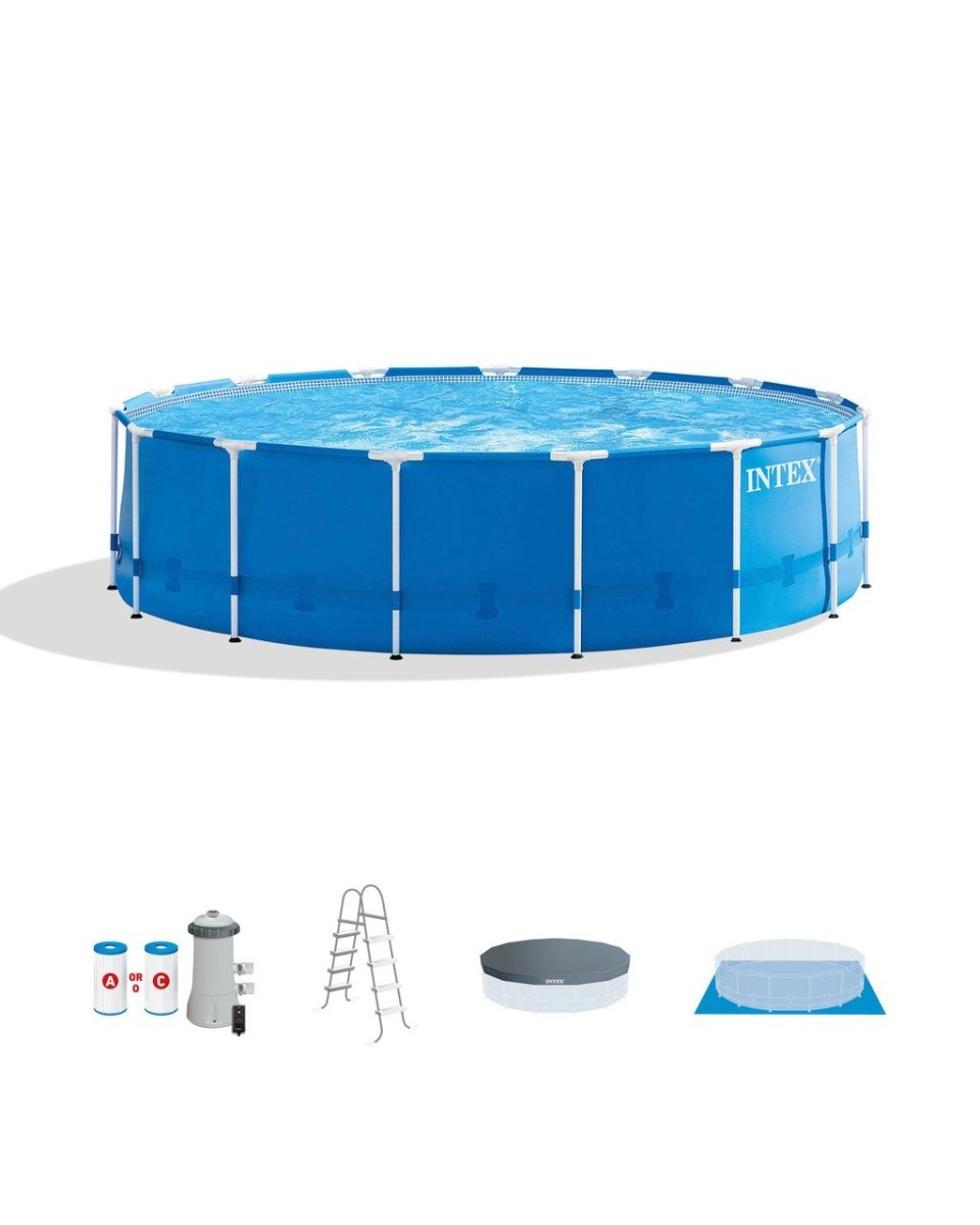 Intex 15ft x 48in Metal Frame Pool Set - Ezonesglobal - Buy at Wine Coolers Online