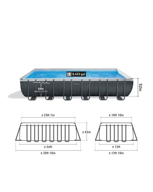 Intex Ultra Frame Rectangular Above Ground Swimming Pool Set - Ezonesglobal - Buy at Wine Coolers Online