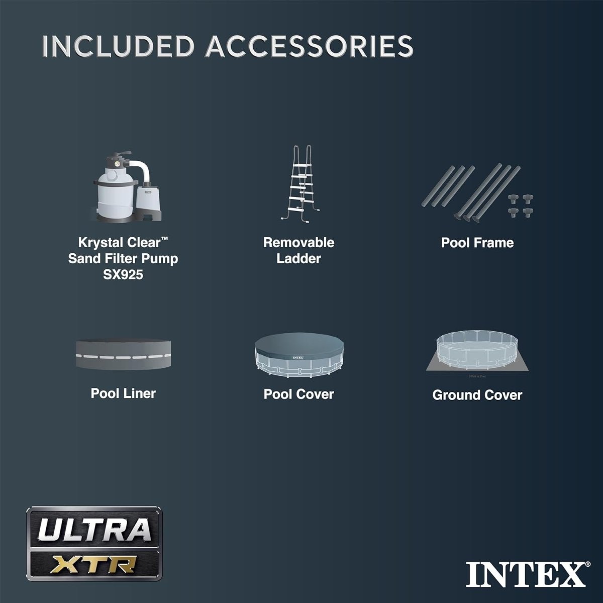 Intex Ultra XTR 14 ft. Round 42 in. Deep Soft Sided Above Ground Swimming Pool - Ezonesglobal - Buy at Wine Coolers Online