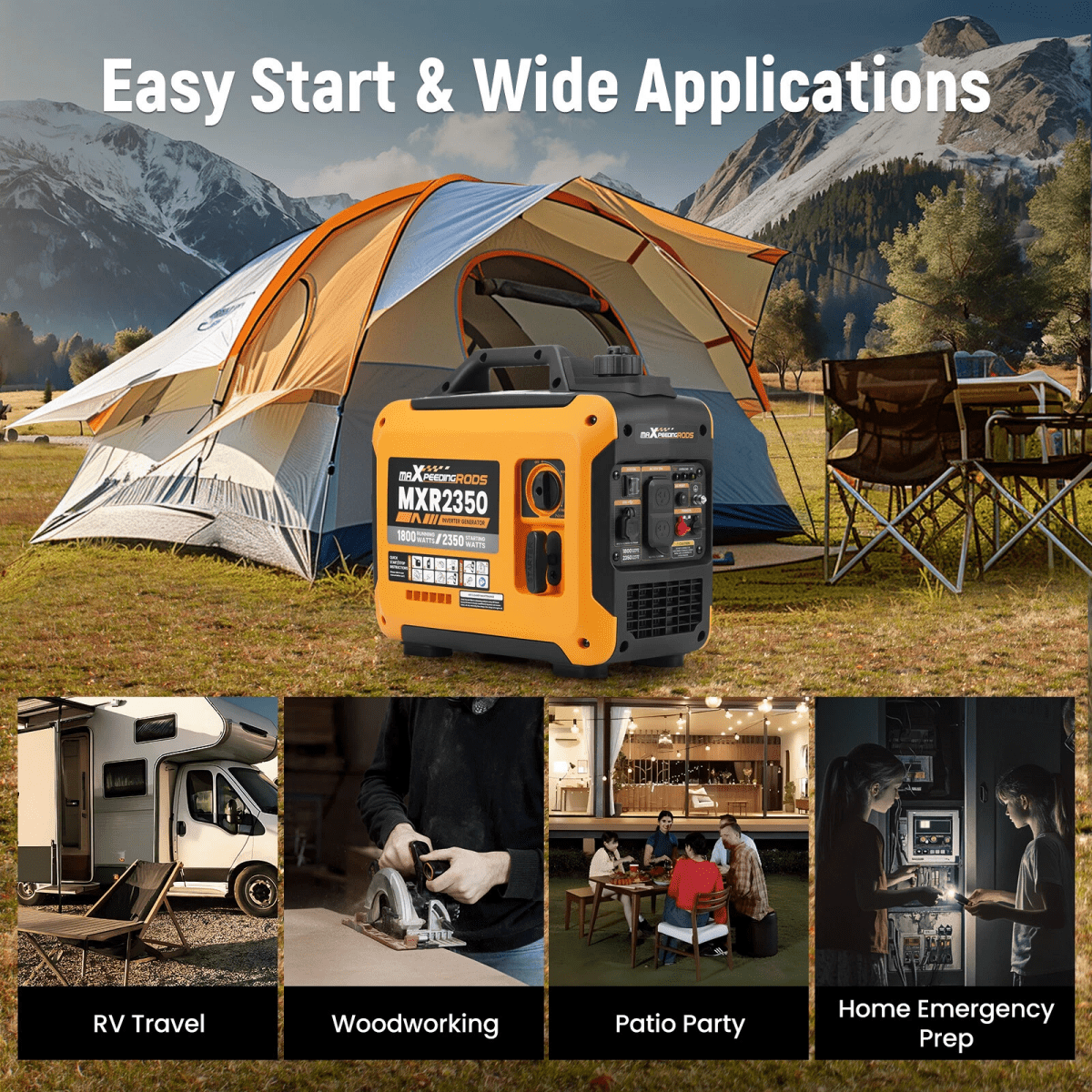Inverter Generator Portable 2300W 2850W 3500W 4000W 5500W maXpeedingrods - Ezonesglobal - Buy at Wine Coolers Online