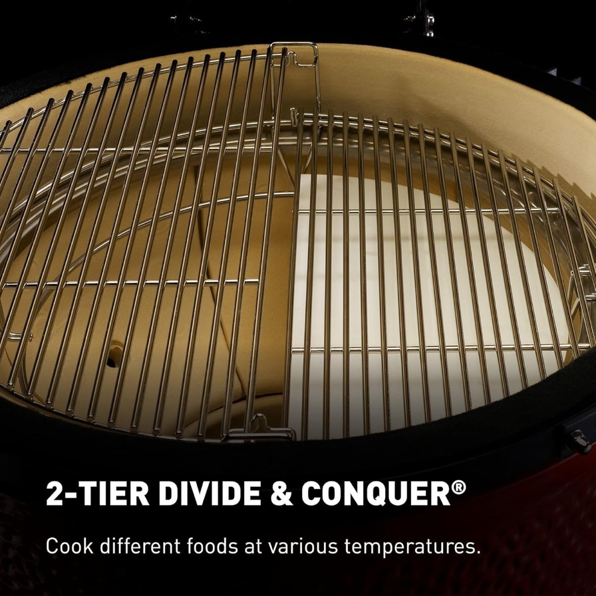 Kamado Joe Big Joe I 24 in. Blaze Red Ceramic Charcoal Grill - Ezonesglobal - Buy at Wine Coolers Online