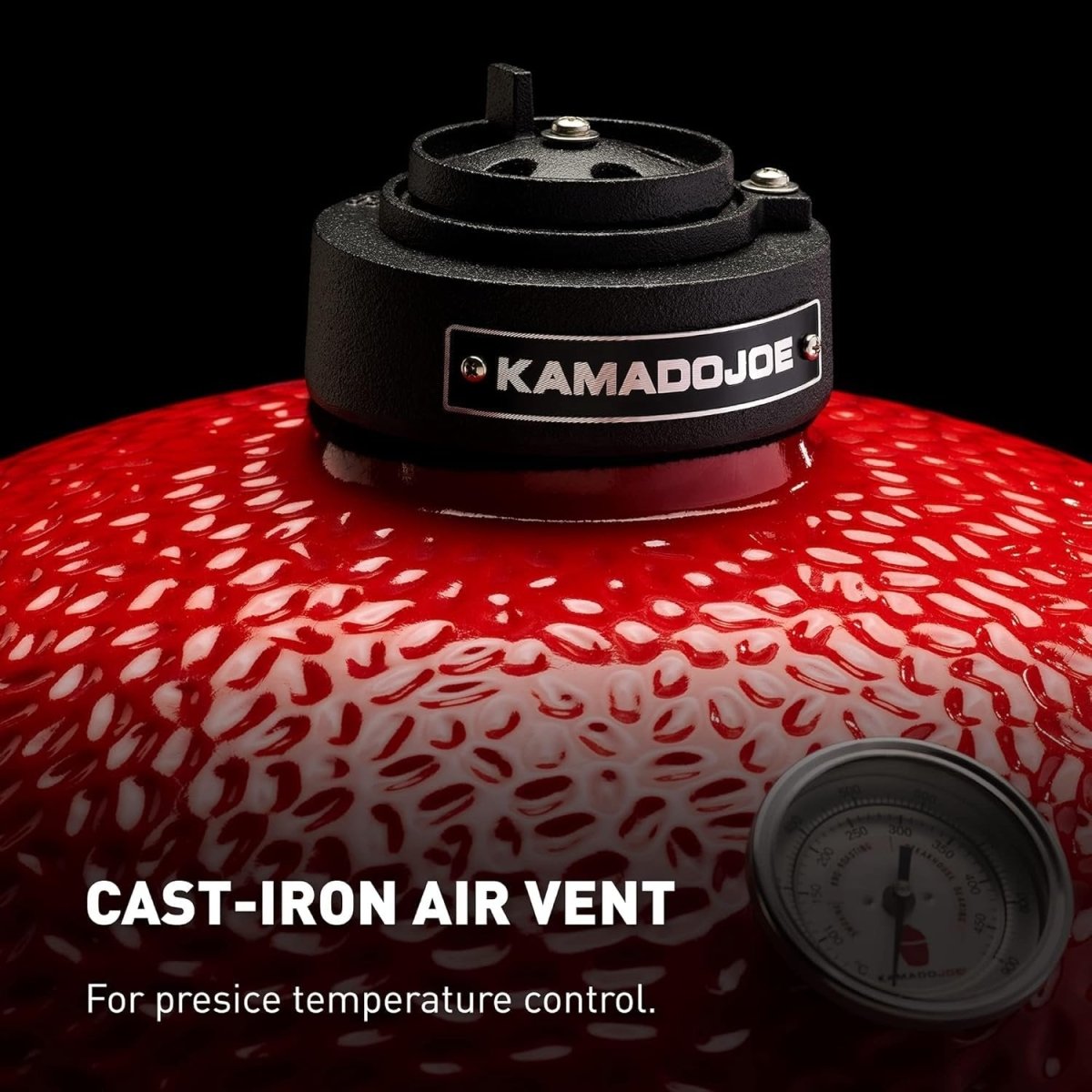 Kamado Joe Big Joe I 24 in. Blaze Red Ceramic Charcoal Grill - Ezonesglobal - Buy at Wine Coolers Online