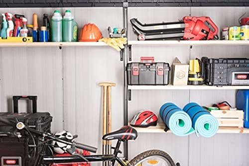 Keter Outdoor Storage Shed, for House, Patio & Yard, Plastic Resin, Artisan, 7×7 Ft, Gray - Ezonesglobal - Buy at Wine Coolers Online