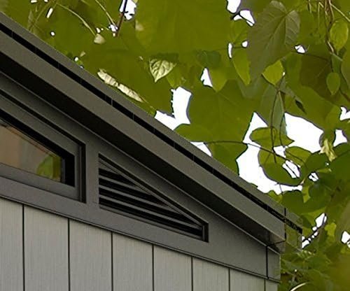 Keter Outdoor Storage Shed, for House, Patio & Yard, Plastic Resin, Artisan, 7×7 Ft, Gray - Ezonesglobal - Buy at Wine Coolers Online