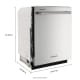 KitchenAid 24 Inch Wide 13 Place Setting Built - In Top Control Dishwasher with Third Level Utensil Rack - Ezonesglobal - Buy at Wine Coolers Online