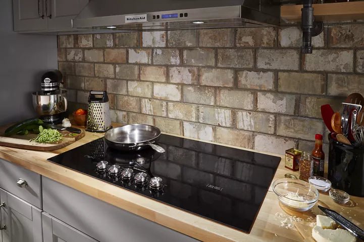 KitchenAid 36″ Electric Cooktop with 5 Elements and Knob Controls - Ezonesglobal - Buy at Wine Coolers Online
