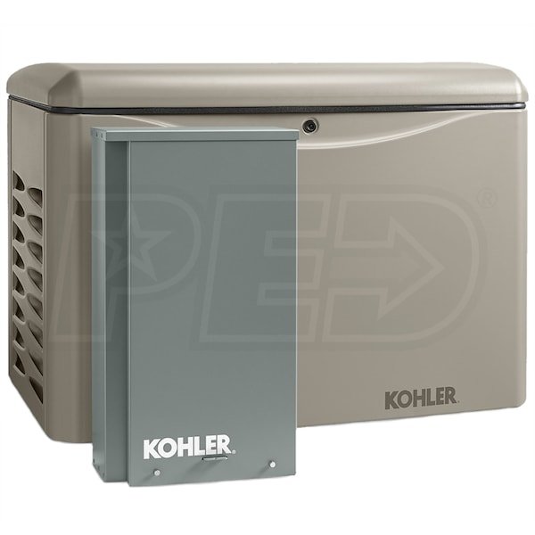 Kohler 20RCAL - 200SELS 20kW Aluminum Standby Generator System (200A Service Disc. w/ Load Shedding) - Ezonesglobal - Buy at Wine Coolers Online