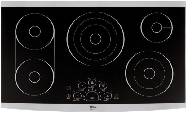 LG STUDIO 36″ Built - In Electric Cooktop LSCE365ST - Ezonesglobal - Buy at Wine Coolers Online