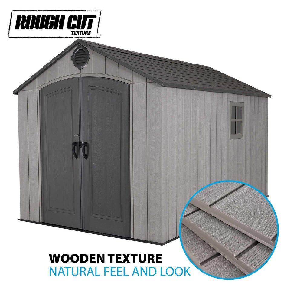 Lifetime 8 Ft. X 12.5 Ft. Outdoor Storage Shed – 60305 - Ezonesglobal - Buy at Wine Coolers Online