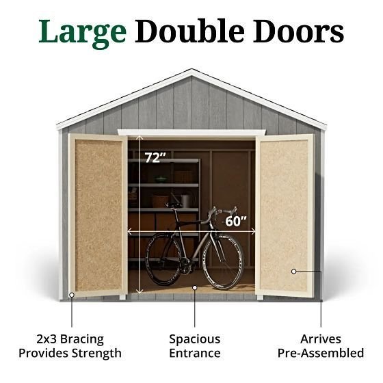Little Cottage Co. Pre - Cut 12×12 Value Gable Shed Kit - Ezonesglobal - Buy at Wine Coolers Online