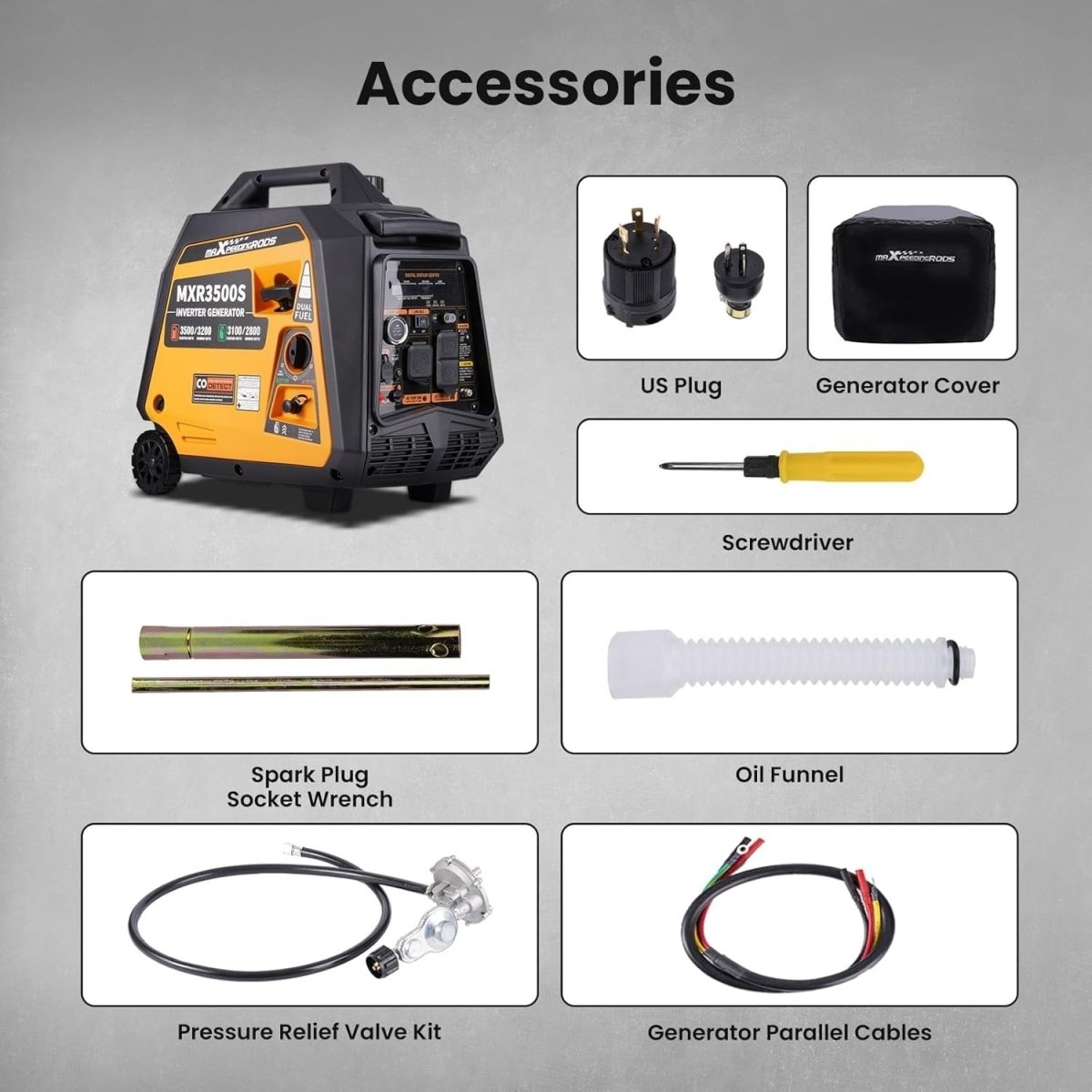 Maxpeedingrods 3500 Watt Portable Super Quite Electric Machine - Ezonesglobal - Buy at Wine Coolers Online