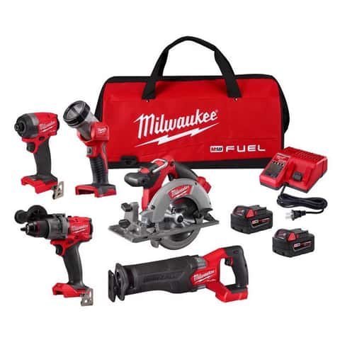 Milwaukee M18 FUEL Cordless Brushless 5 Tool Combo Kit - Ezonesglobal - Buy at Wine Coolers Online