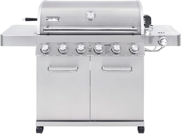 Monument Grills 6 - Burner Propane Gas Grill 77352 - Ezonesglobal - Buy at Wine Coolers Online