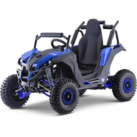 MotoTec Raider Kids UTV 48v 1200w Full Suspension Blue - Ezonesglobal - Buy at Wine Coolers Online