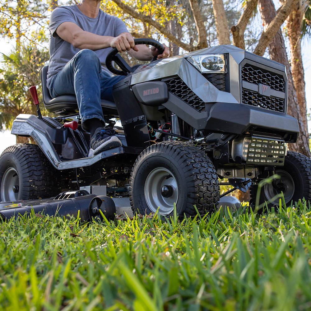 Murray MT100 42 in. 13.5 HP 500cc E1350 Series Briggs and Stratton Engine 6 - Speed Manual Gas Riding Lawn Tractor Mower - Ezonesglobal - Buy at Wine Coolers Online