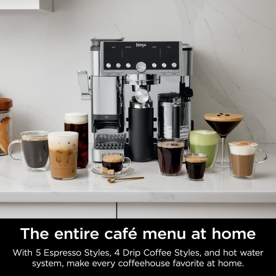 Ninja Luxe™ Café Pro 4 in 1 Espresso Drip Coffee & Cold Brew Maker With Hot Water Dispenser - Ezonesglobal - Buy at Wine Coolers Online