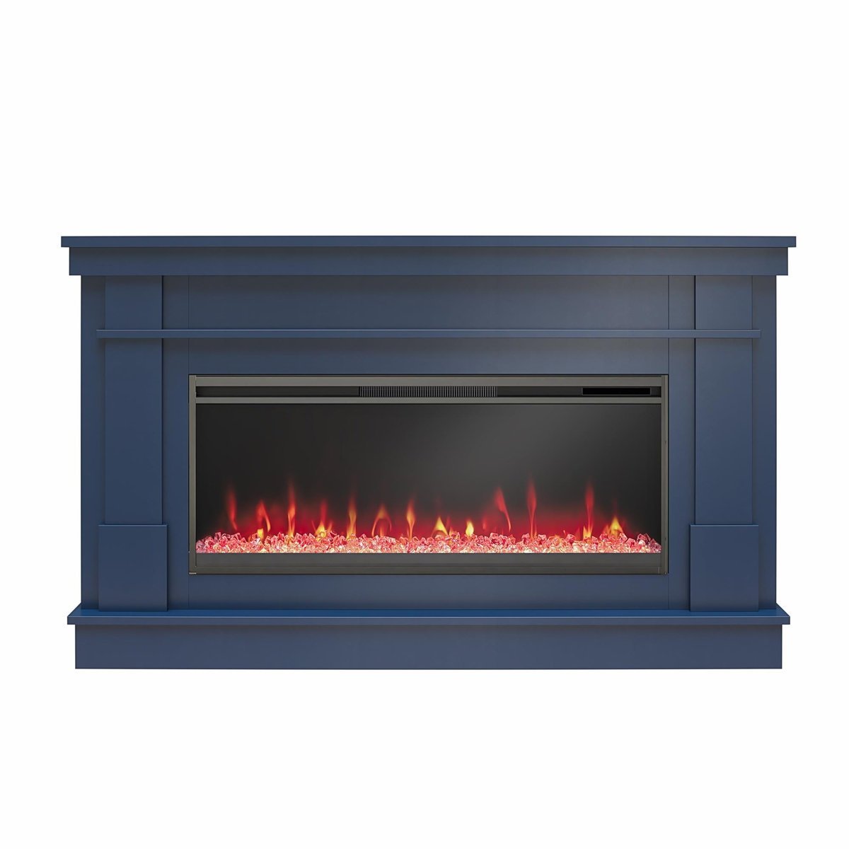 Novogratz Waverly Wide Mantel Electric Fireplace - Ezonesglobal - Buy at Wine Coolers Online
