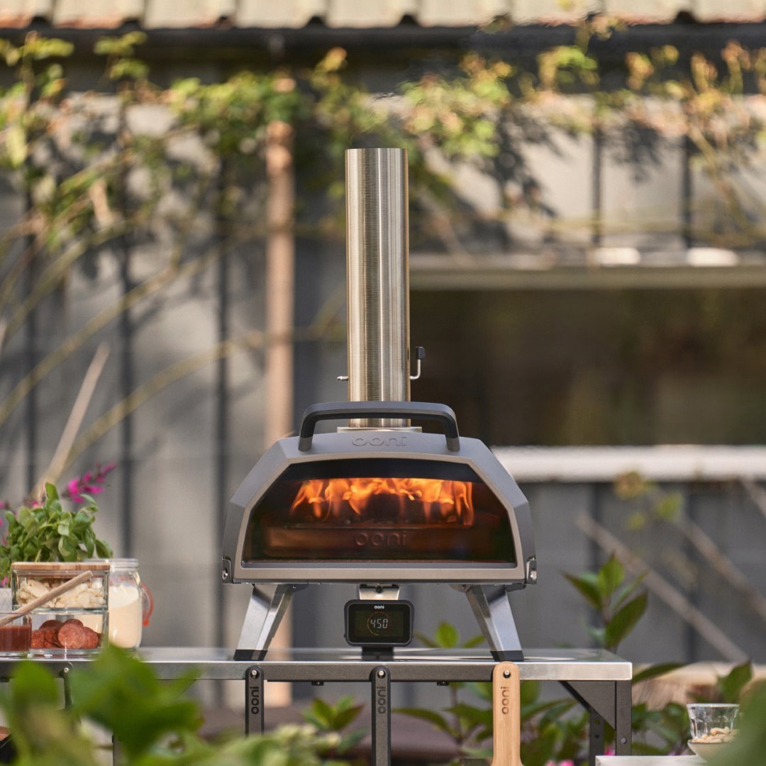 Ooni Pizzaoven Karu 2 Pro voor Pizza’s tot Ø 40 cm – Zwart / Zilver - Ezonesglobal - Buy at Wine Coolers Online