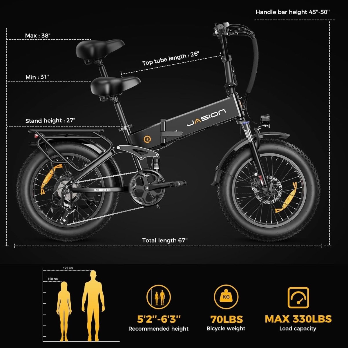Peak Jasion X - Hunter Electric Bike - Ezonesglobal - Buy at Wine Coolers Online
