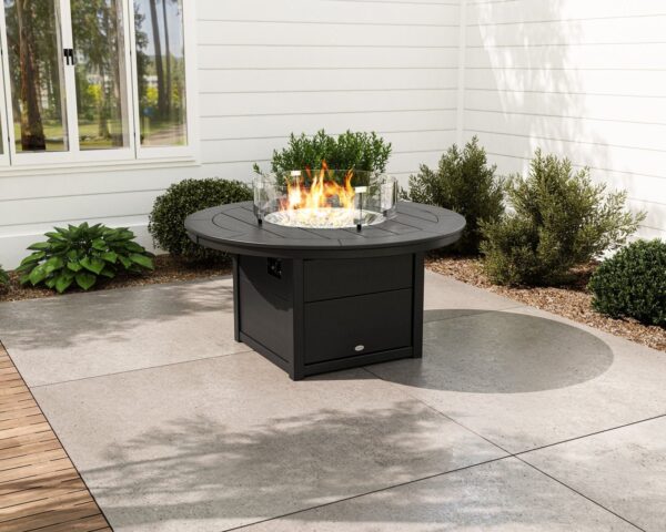 POLYWOOD 48″ Round Fire Pit Table - Ezonesglobal - Buy at Wine Coolers Online