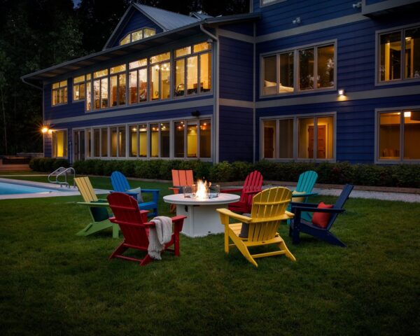POLYWOOD 48″ Round Fire Pit Table - Ezonesglobal - Buy at Wine Coolers Online