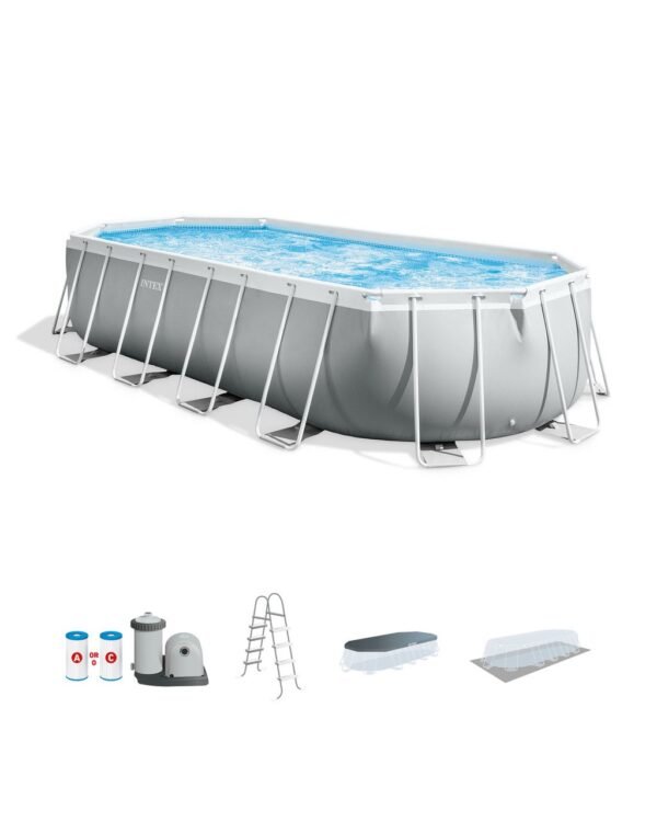 Prism Frame™ 20′ x 10′ x 48″ Oval Above Ground Pool Set - Ezonesglobal - Buy at Wine Coolers Online