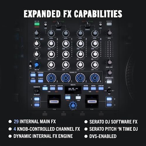 Rane PERFORMER 4 - Channel Motorized DJ Controller, 7″ Platters with Displays, Precision Feel Faders, Stem Split, Advanced FX, Serato DJ Pro Included - Ezonesglobal - Buy at Wine Coolers Online