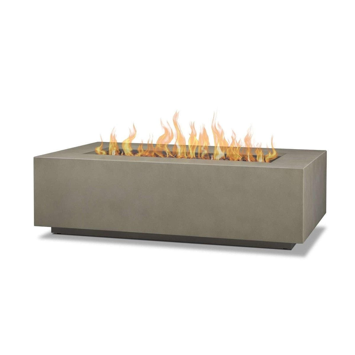 Real Flame Aegean 50″ Rectangle Propane Gas Outdoor Fire Table - Ezonesglobal - Buy at Wine Coolers Online