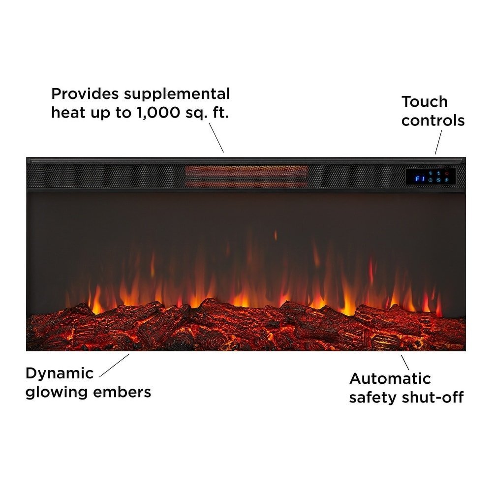Real Flame Alcott 75″ Landscape Electric Fireplace - Ezonesglobal - Buy at Wine Coolers Online