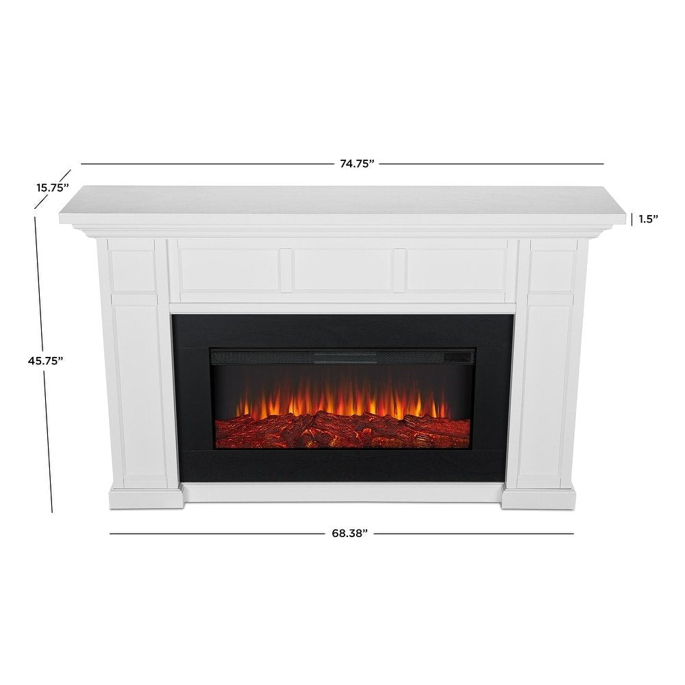 Real Flame Alcott 75″ Landscape Electric Fireplace - Ezonesglobal - Buy at Wine Coolers Online