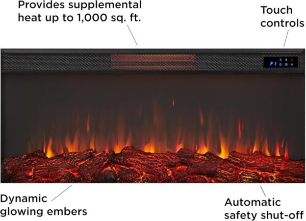 Real Flame Bernice Landscape Electric Fireplace - Ezonesglobal - Buy at Wine Coolers Online
