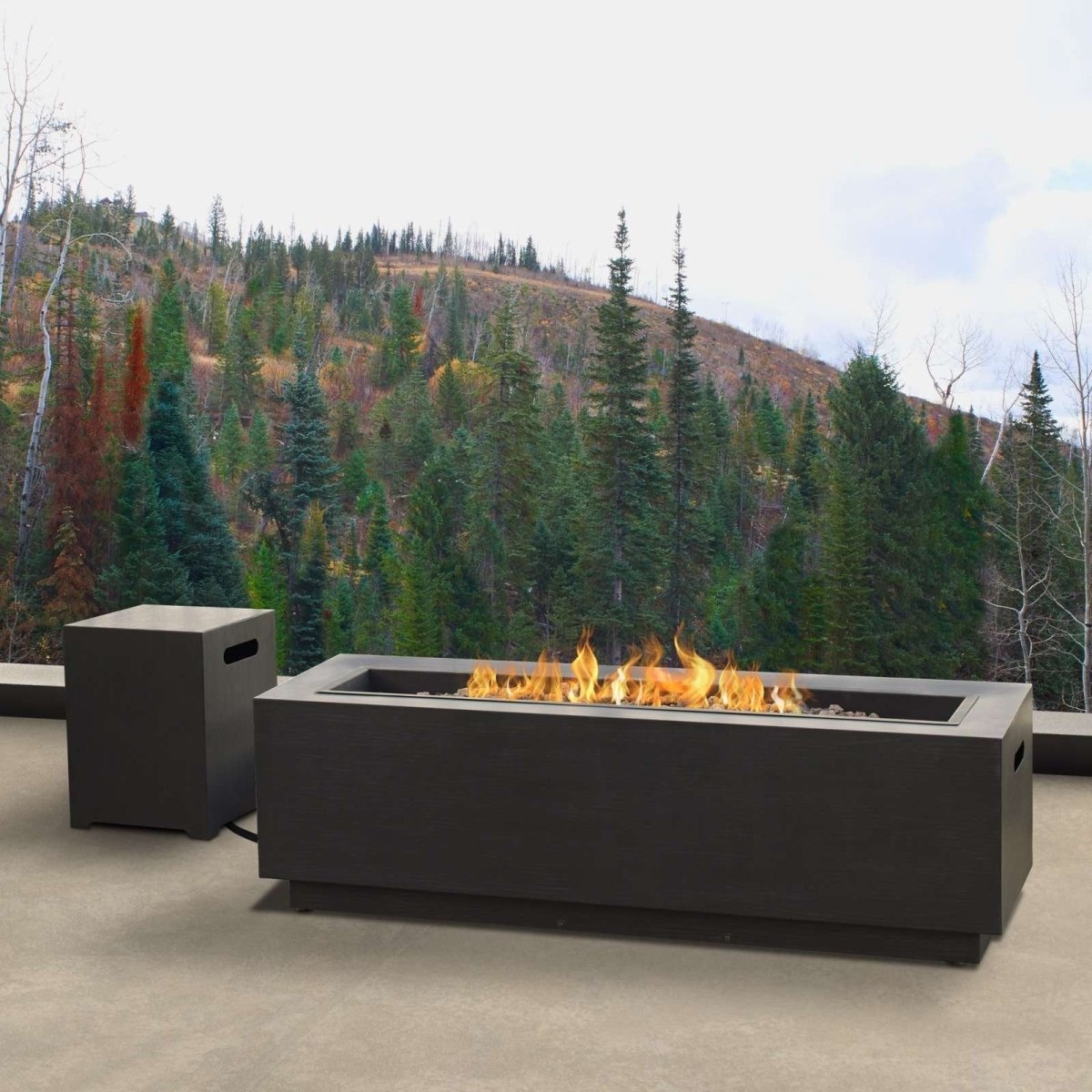 Real Flame Lanesboro Propane or Natural Gas Fire Pit Table - Ezonesglobal - Buy at Wine Coolers Online