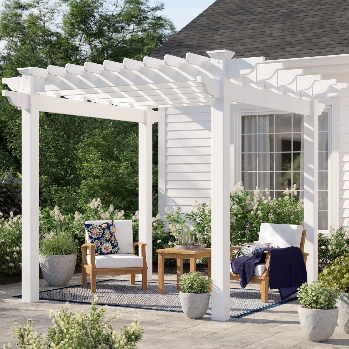 Red Barrel Studio Queensbrook Taquarius Pergola - Ezonesglobal - Buy at Wine Coolers Online
