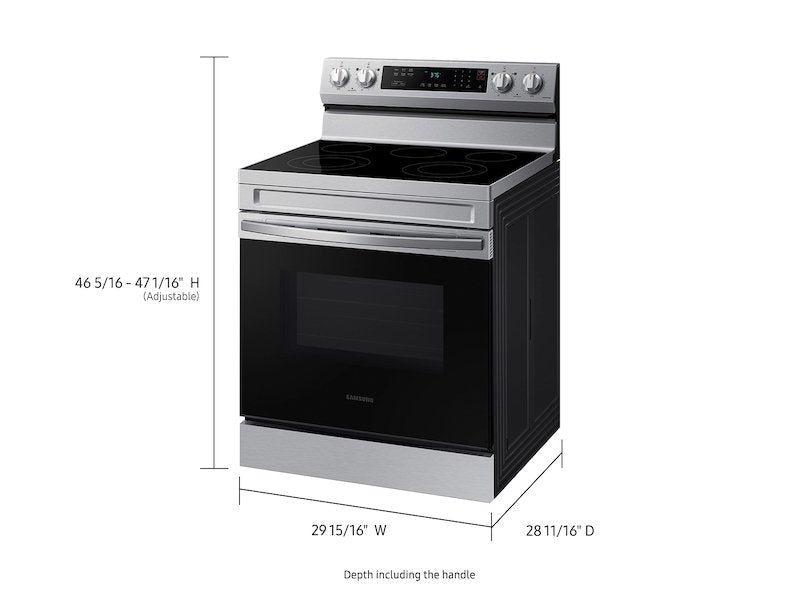 Samsung 6.3 Cu. Ft. Smart Freestanding Electric Range NE63A6311SS - Ezonesglobal - Buy at Wine Coolers Online