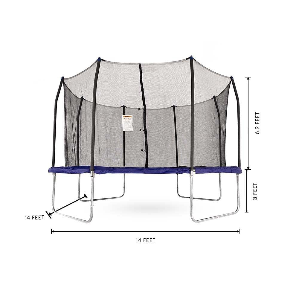 Skywalker Trampolines 14′ Square Trampoline with Enclosure - Ezonesglobal - Buy at Wine Coolers Online
