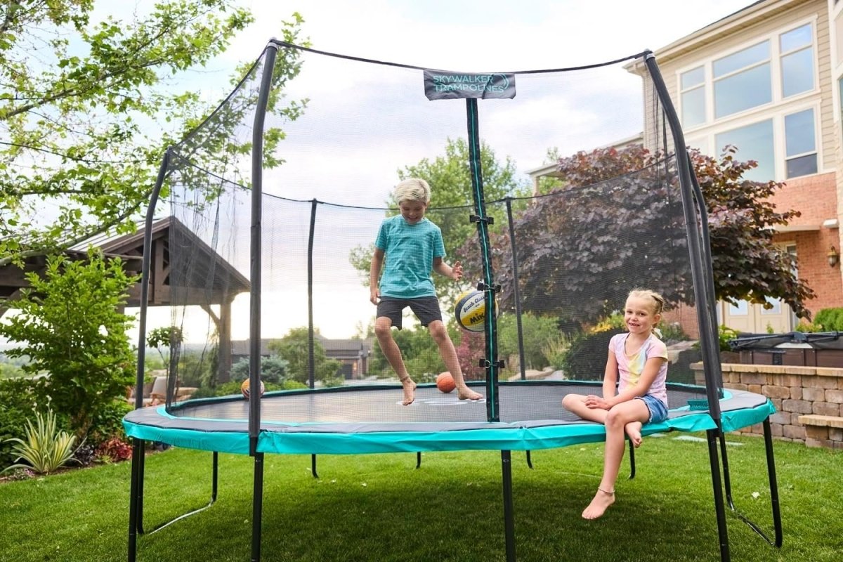Skywalker Trampolines Rectangle Trampoline with Enclosure - Ezonesglobal - Buy at Wine Coolers Online