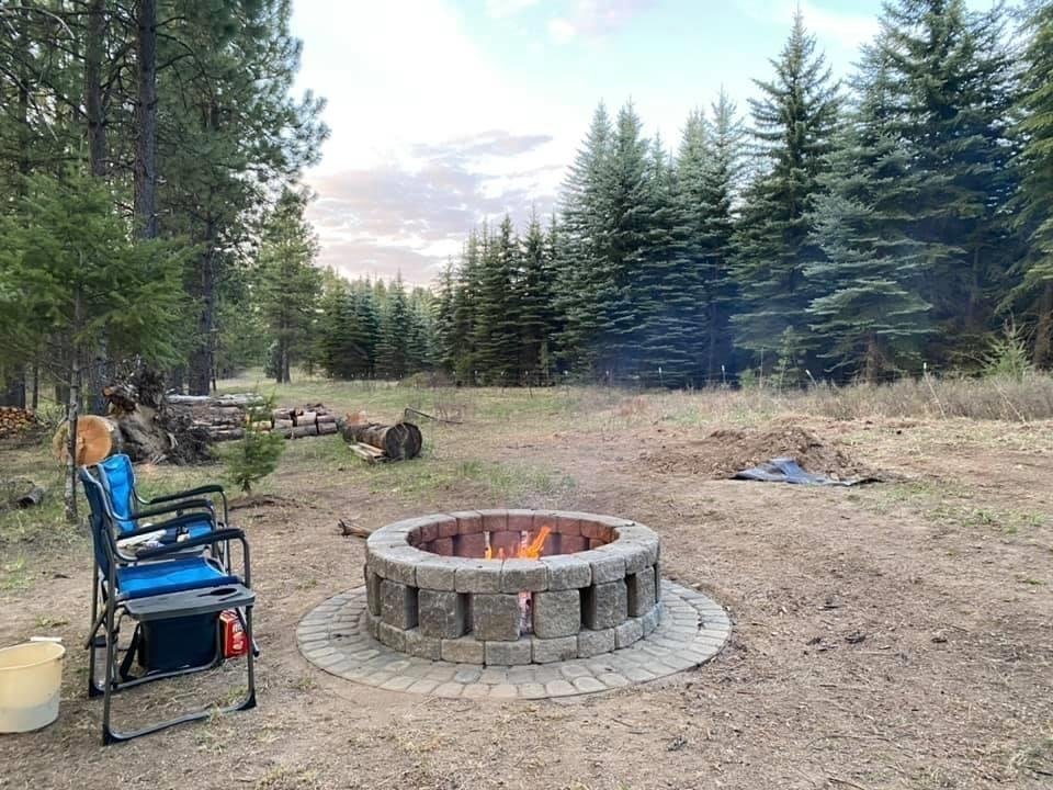 Stonehenge 58 in. x 16 in. Concrete Fire Pit Kit in Northwest Blend - Ezonesglobal - Buy at Wine Coolers Online