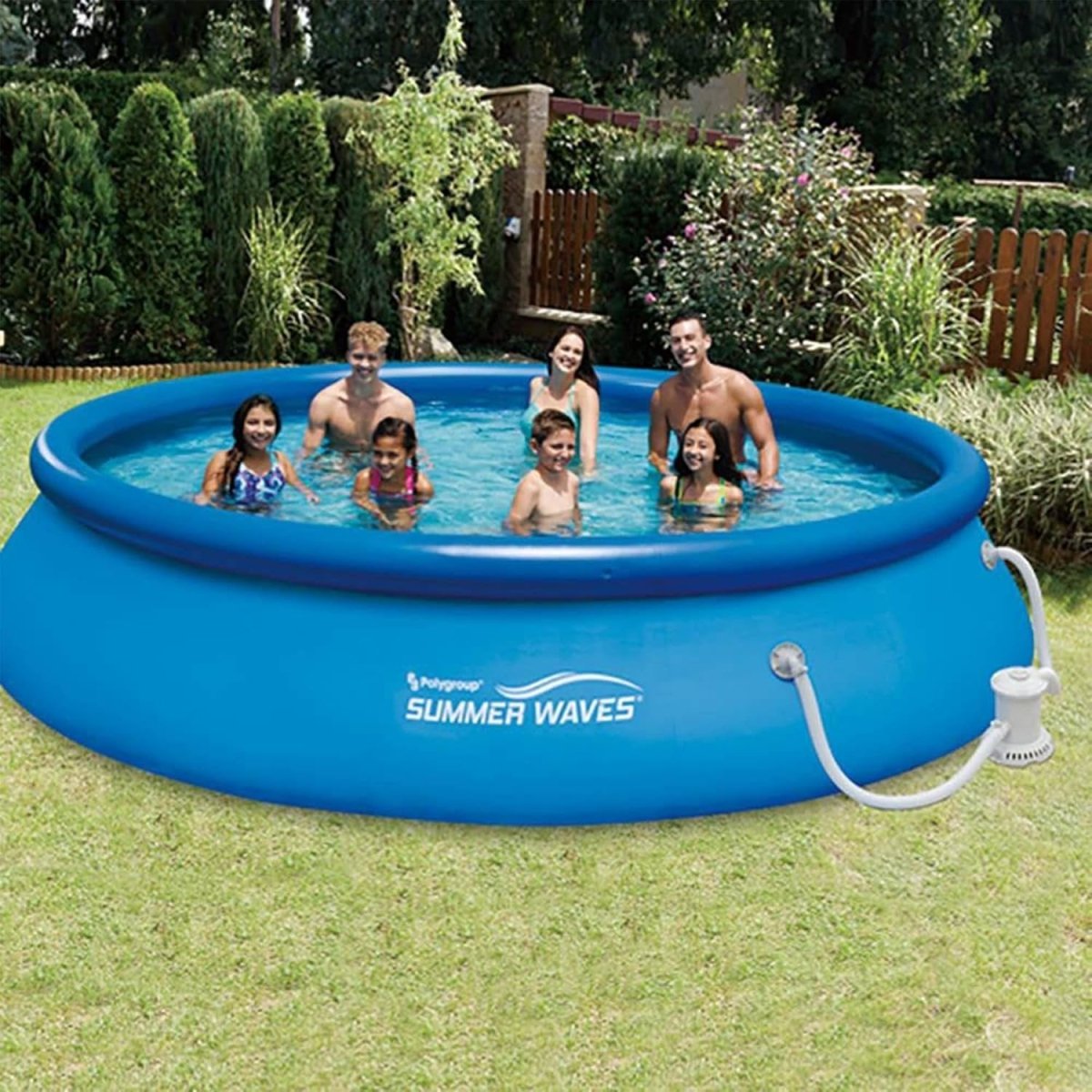 Summer Waves 15ft x 36in Quick Set Inflatable Outdoor Above Ground - Ezonesglobal - Buy at Wine Coolers Online