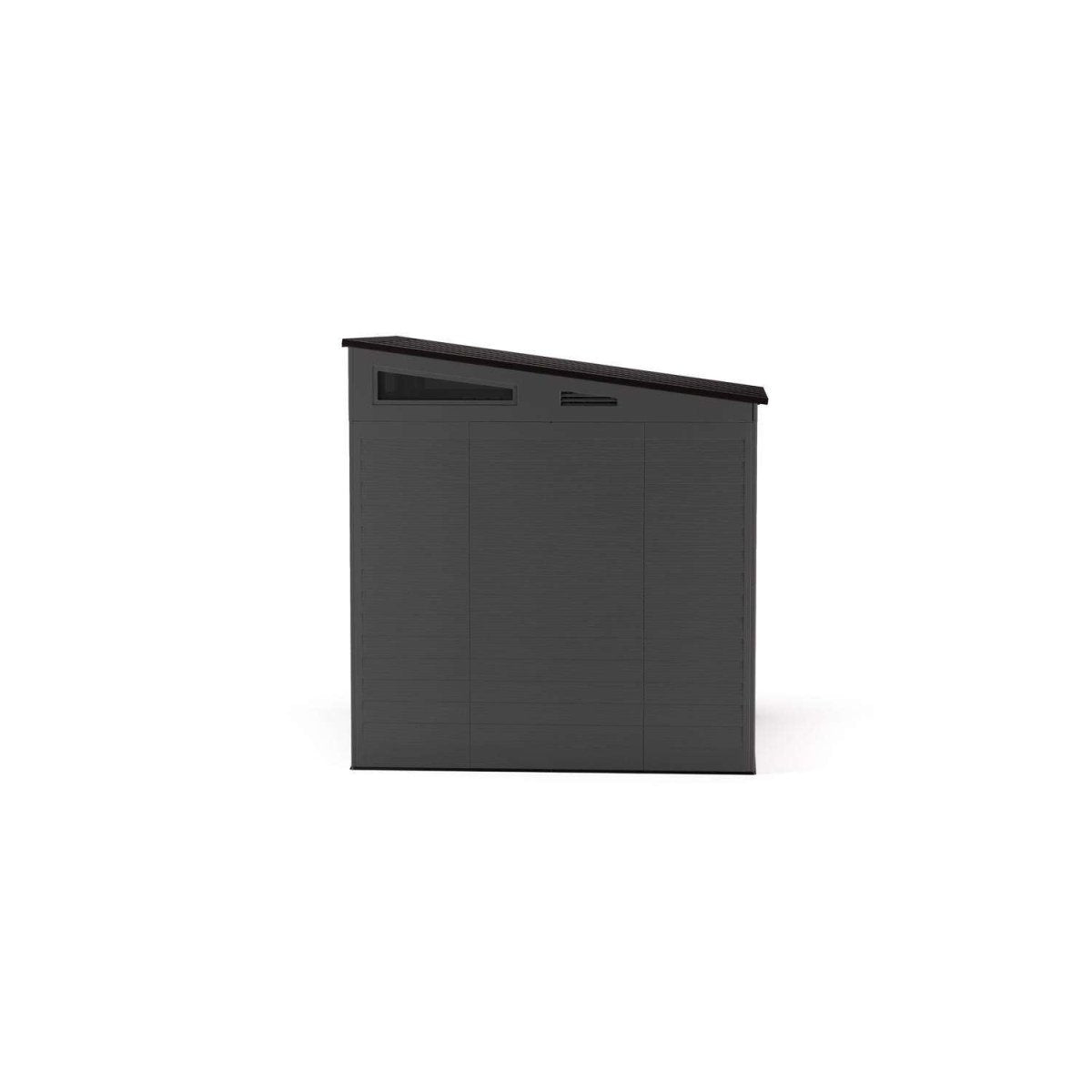 Suncast Modernist 7 ft. x 7 ft. Resin Vertical Pent Storage Shed with Floor Kit - Ezonesglobal - Buy at Wine Coolers Online