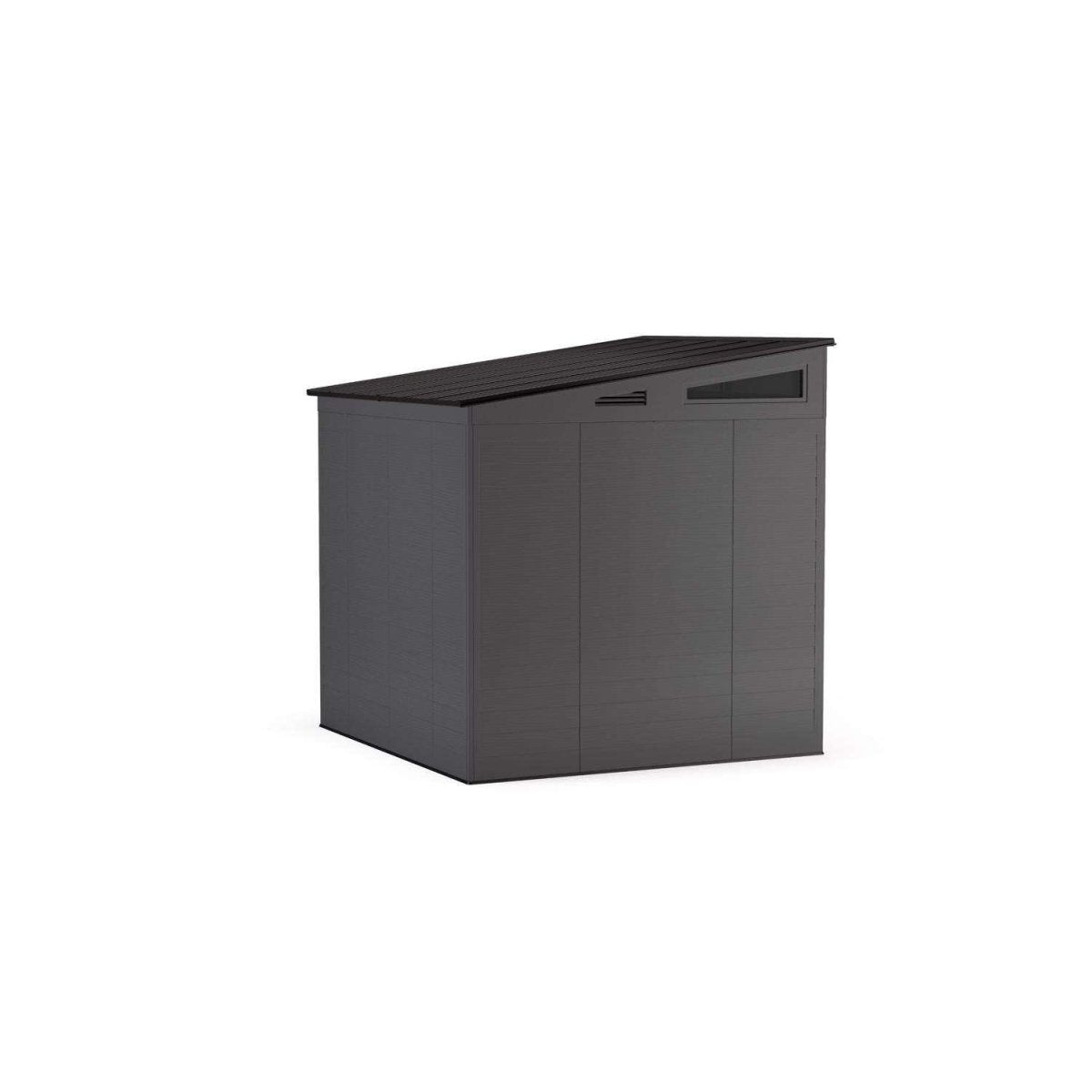 Suncast Modernist 7 ft. x 7 ft. Resin Vertical Pent Storage Shed with Floor Kit - Ezonesglobal - Buy at Wine Coolers Online