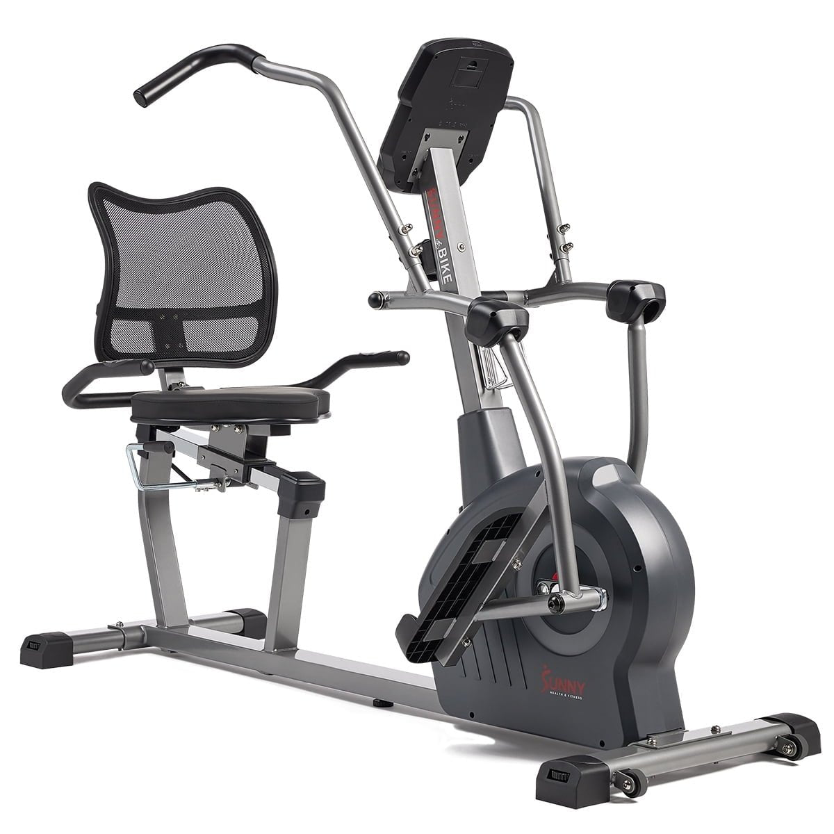 Sunny Health & Fitness Comfy Recumbent Cross Trainer Recumbent Elliptical Bike - Ezonesglobal - Buy at Wine Coolers Online