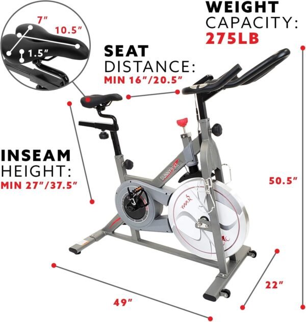 Sunny Health & Fitness Synergy Pro Magnetic Indoor Cycling Bike - Ezonesglobal - Buy at Wine Coolers Online
