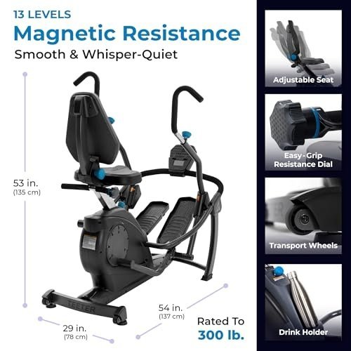 Teeter Freestep Recumbent Cross Trainer and Elliptical - Ezonesglobal - Buy at Wine Coolers Online