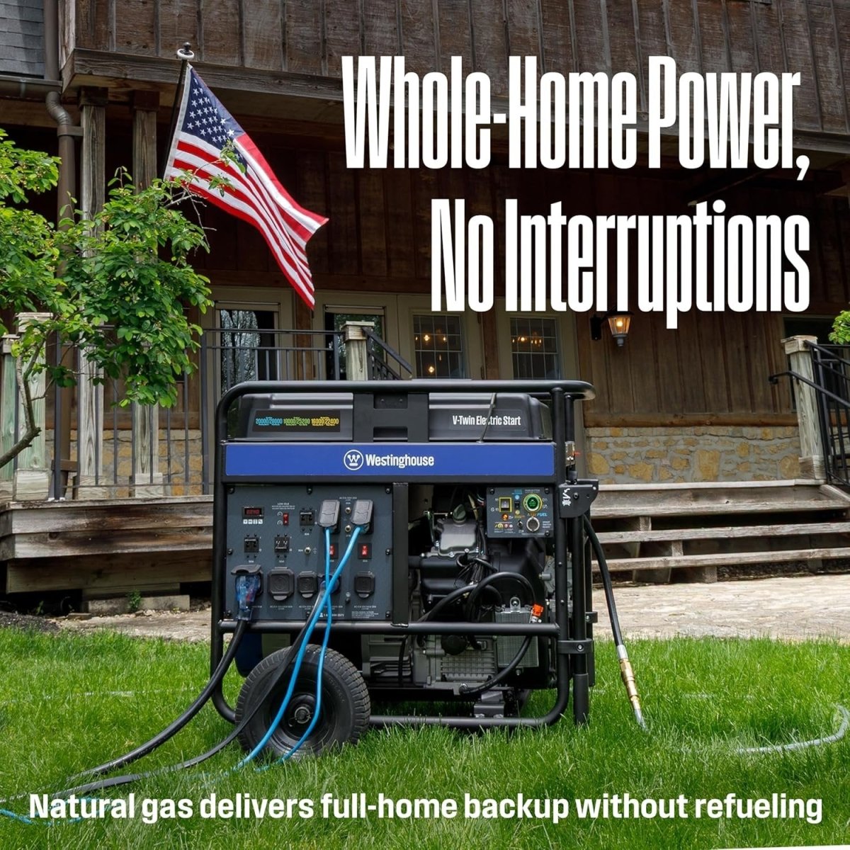 Westinghouse 28,000/20.000 - Watt Tri - Fuel Portable Generator - Ezonesglobal - Buy at Wine Coolers Online