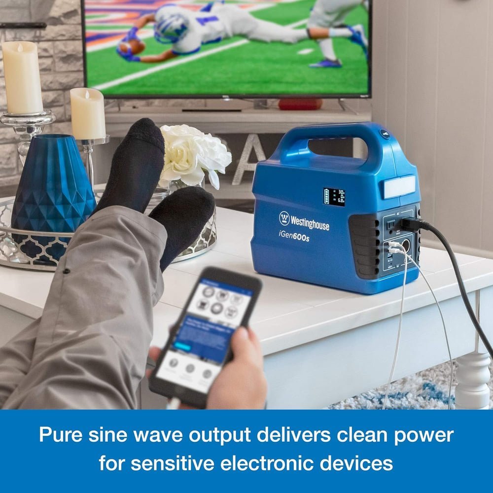 Westinghouse iGen600s Portable Power Station 600W 592Wh New - Ezonesglobal - Buy at Wine Coolers Online