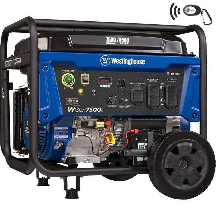 Westinghouse WGen7500c 9500 Peak Watt Portable Generator - Ezonesglobal - Buy at Wine Coolers Online