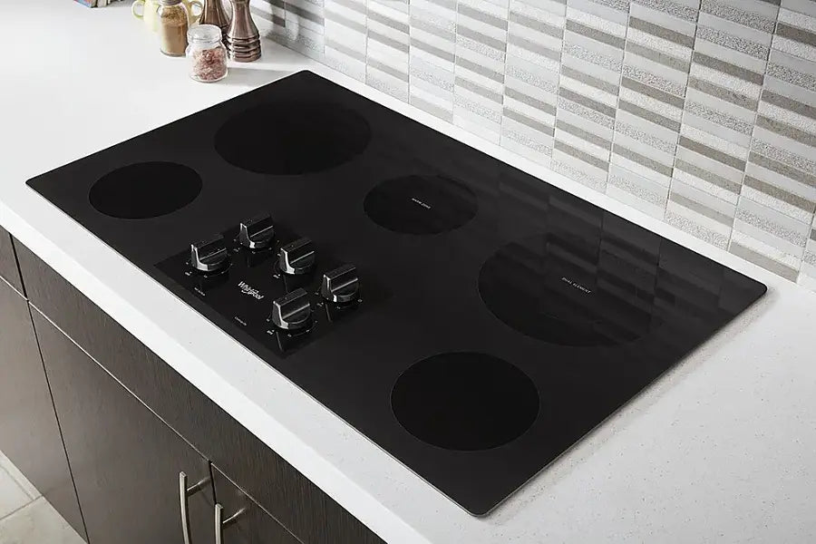 Whirlpool 36 - Inch Electric Ceramic Glass Cooktop WCE55US6HB - Ezonesglobal - Buy at Wine Coolers Online
