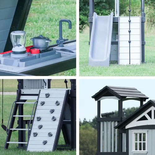 Whispering Point Outdoor Wooden Swing Set with Shipping & Assembly Included - Ezonesglobal - Buy at Wine Coolers Online